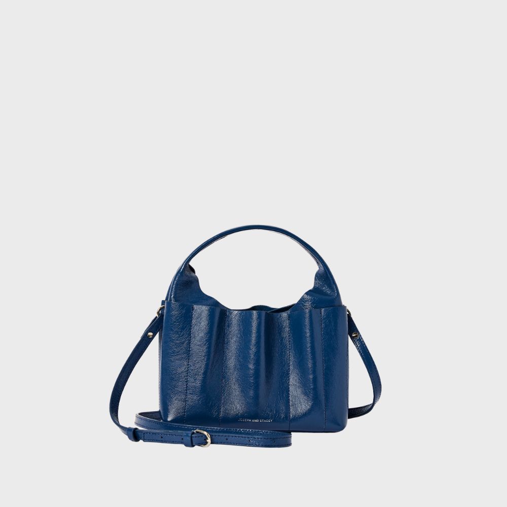 Ruffle Tote Bag Majolica Blue