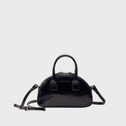 OZ Mini Half Moon Cross Bag Glossy Black