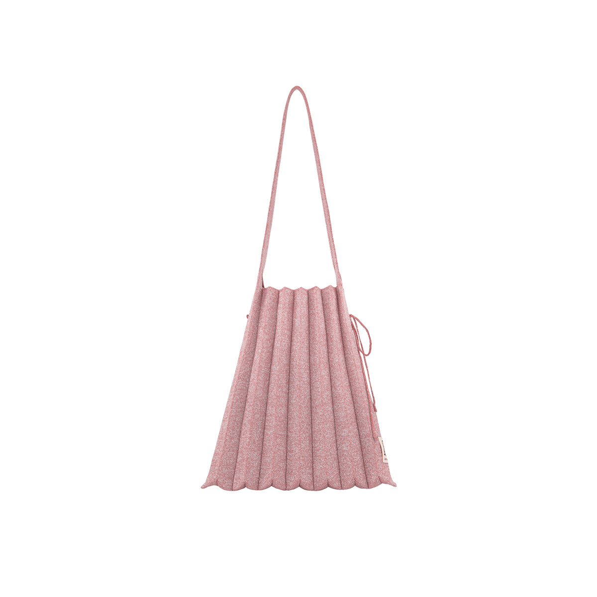 Lucky Pleats Knit M Starry Rosegold