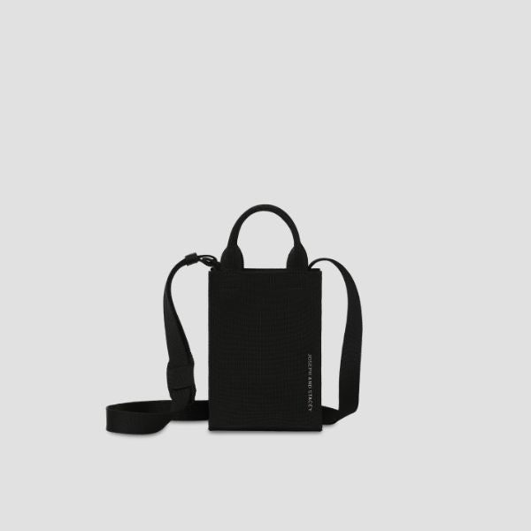 LPK Lattice Knit Cross Bag S Rich Black