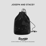 Haze String Backpack Hello Kitty Black