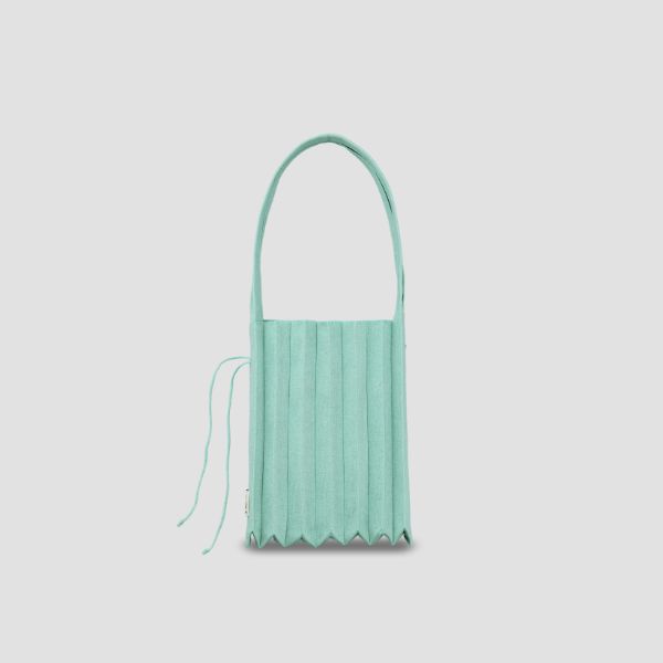 Lucky Pleats Knit M Starry Shine Jade