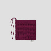 Blow Flow Knit Pouch M Magenta Purple