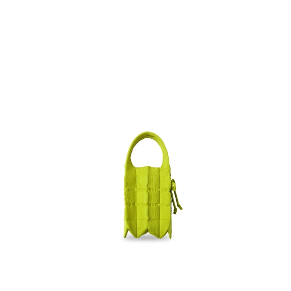Lucky Pleats Knit Mini Cross Fiori Lime