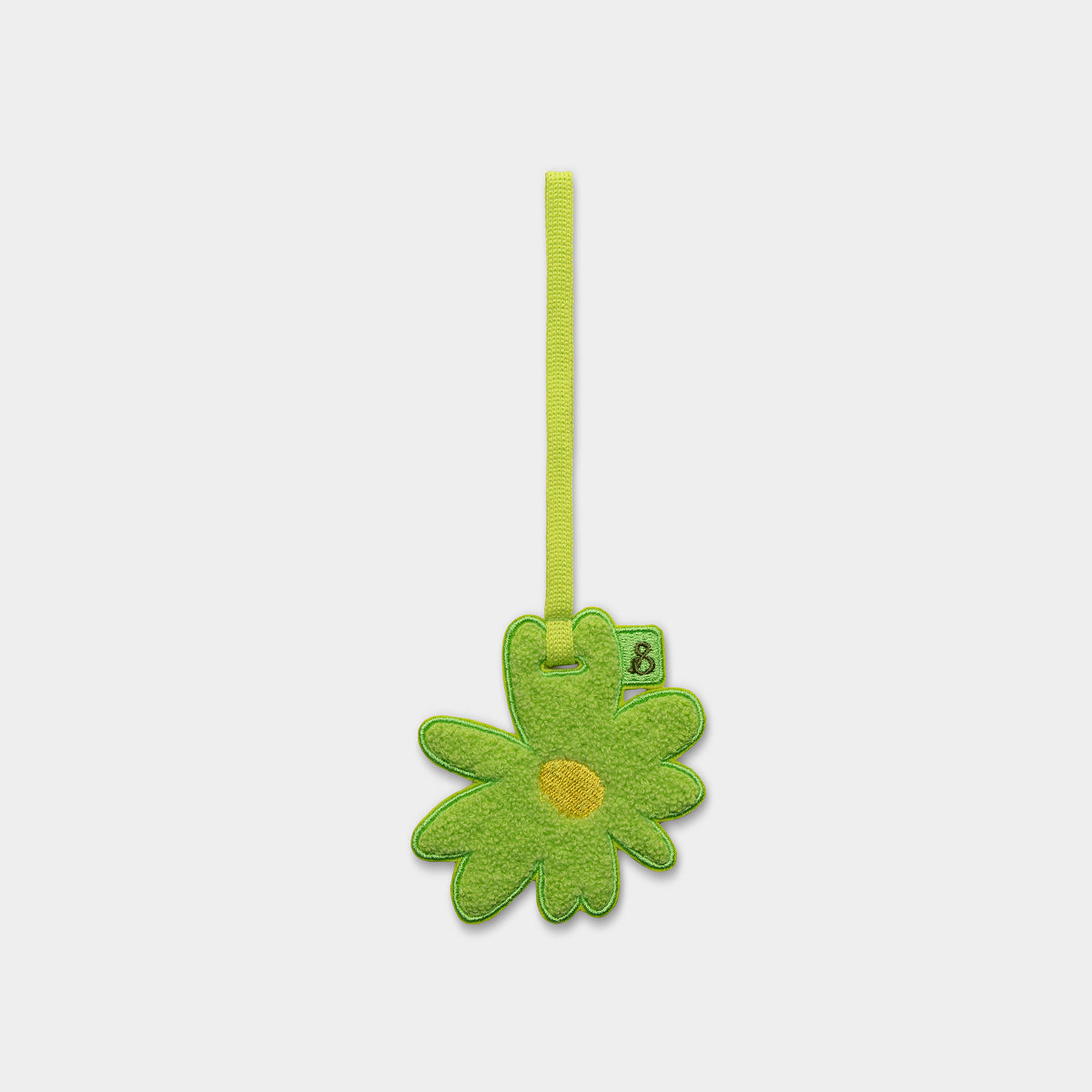 Daisy Strap Keyring Lime