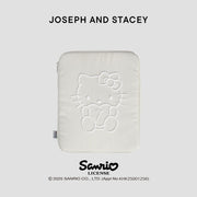 Sleek Tablet Pouch 11" Hello Kitty White