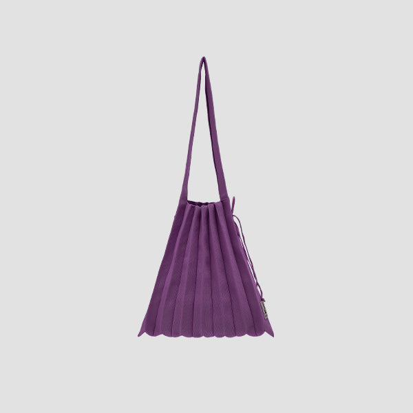 Lucky Pleats Knit M Mauve