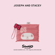 Lucky Pleats Knit Clutch S My Melody Pink Punch