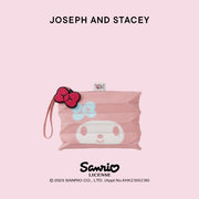Lucky Pleats Knit Clutch S My Melody Pink Blossom Pink