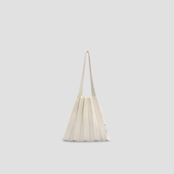 Lucky Pleats Knit S Vanilla