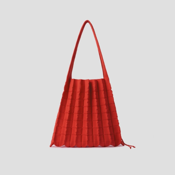 Lucky Pleats Knit L Fiori Sunset Rose