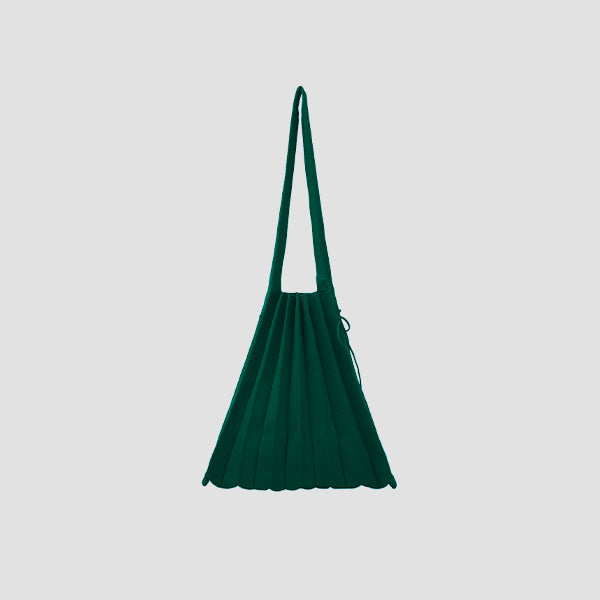 Lucky Pleats Knit M Deep Forest