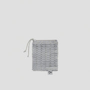 Blow Flow Knit Pouch S Starry Pearl Grey