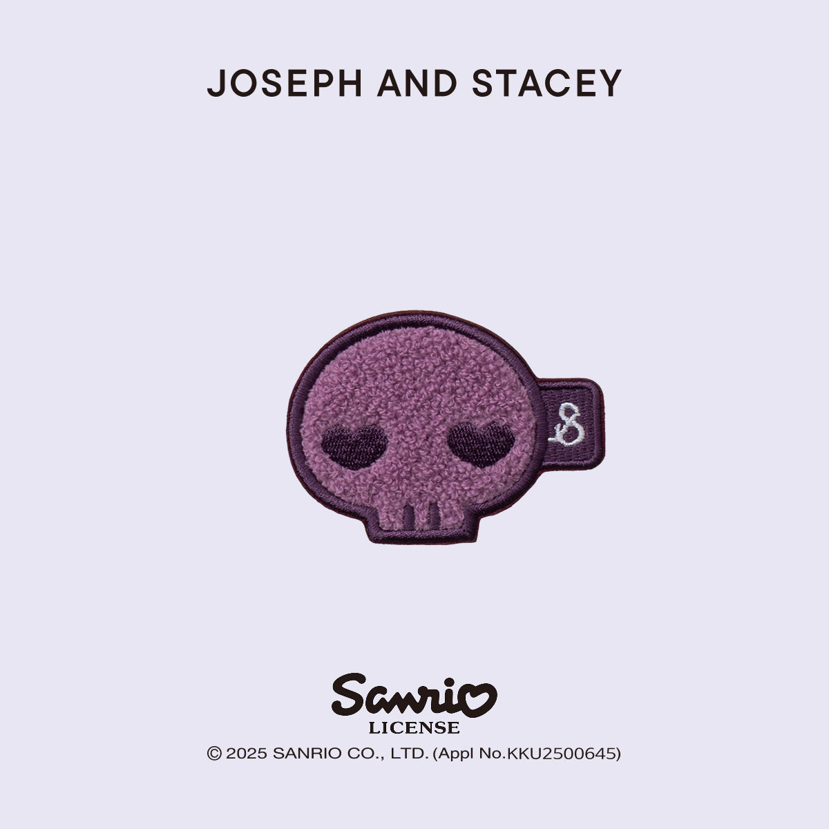 Lucky Kuromi Boucle Wappen Lovely Skull