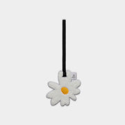 Daisy Strap Keyring White/Black