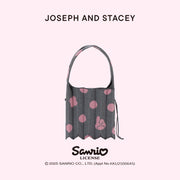 Lucky Pleats Knit S Dot My Melody Midnight Charcoal