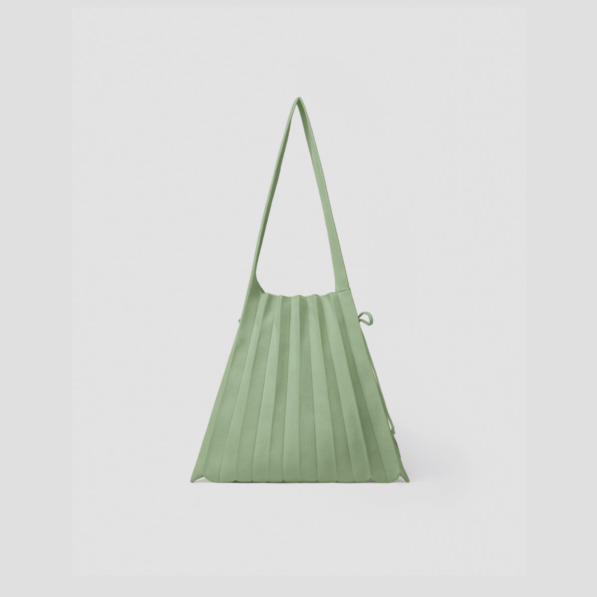 Lucky Pleats Knit M Sage Green