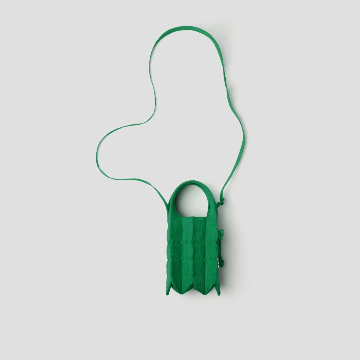 Lucky Pleats Knit Mini Cross Fiori Jelly Green