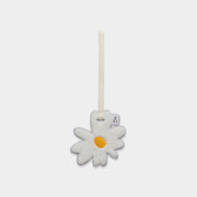 Daisy Strap Keyring White/Ivory