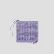 Blow Flow Knit Pouch M Lavendar