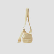 Lucky Pleats Knit Off City Bucket Melting Cream