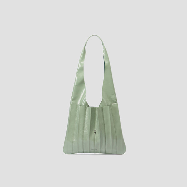 Lucky Pleats Shoulder Bag Iceberg Green