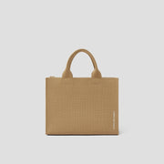 LPK Lattice Tote Bag M Dual Cappuccino