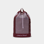 Drawstring Light Mesh Backpack Purple