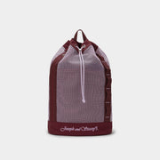 Drawstring Light Mesh Backpack Purple