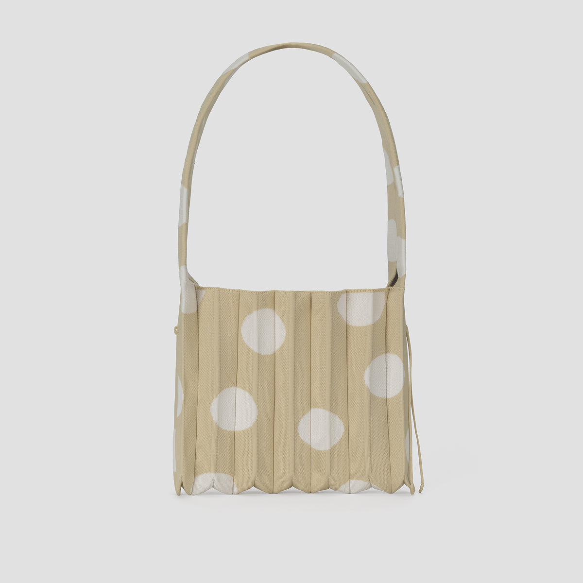 Lucky Pleats Knit Cross Dot Tender Yellow