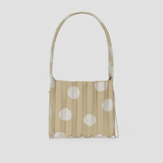 Lucky Pleats Knit Cross Dot Tender Yellow