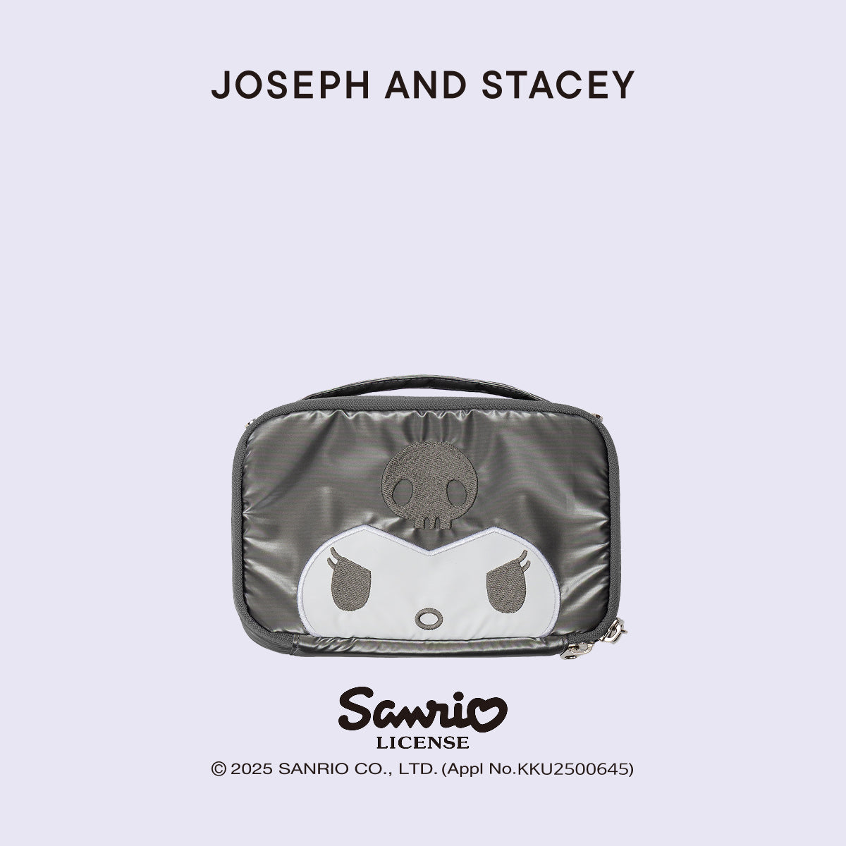 Cosmetics Pouch Kuromi Charcoal