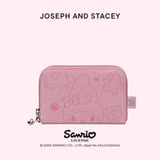 Denim Travel Cross Wallet My Melody Washed Pink