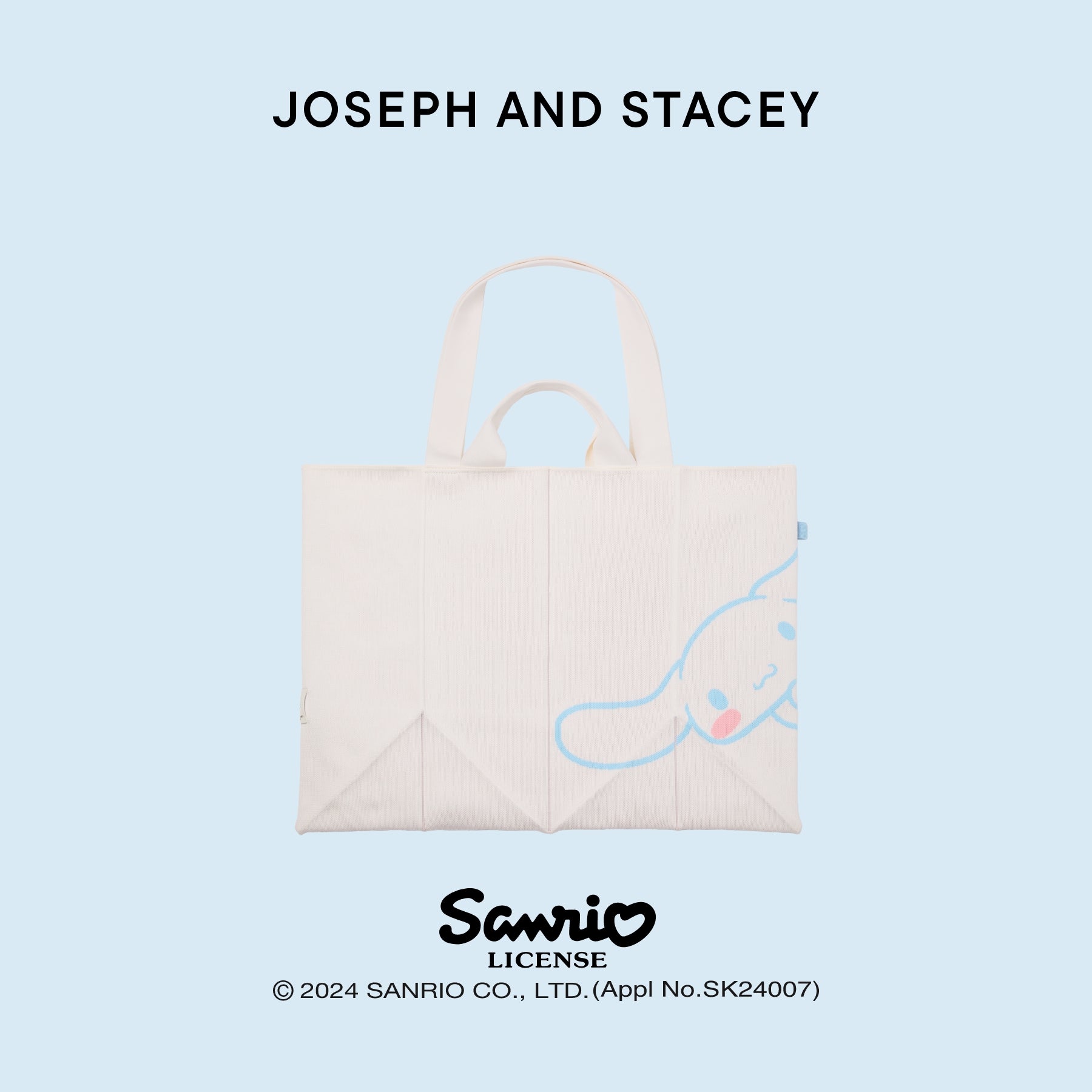 Lucky Pleats Knit XL Cinnamoroll Cream White