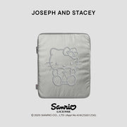 Sleek Tablet Pouch 11" Hello Kitty Silver