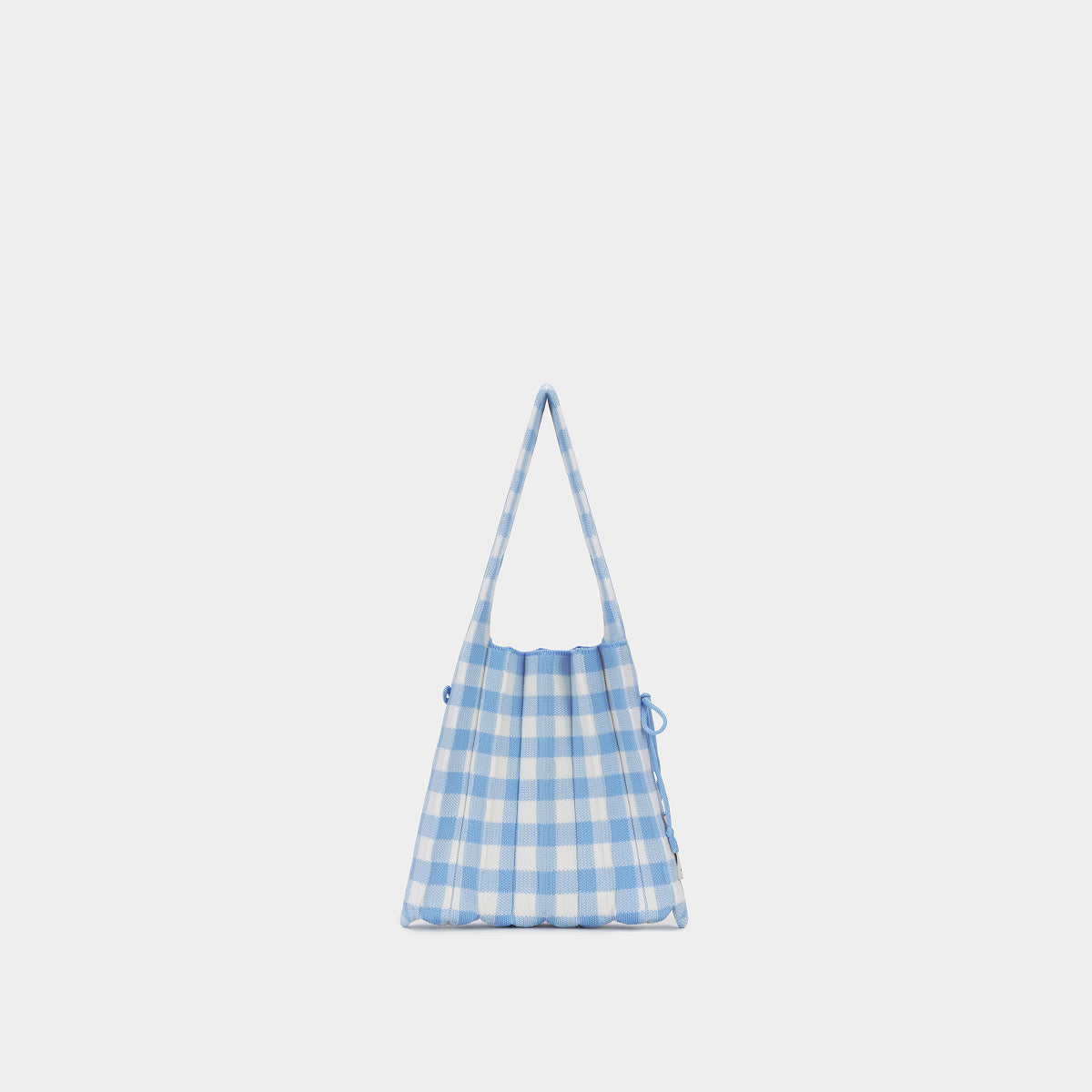 Lucky Pleats Knit S Check Soda Blue