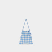 Lucky Pleats Knit S Check Soda Blue