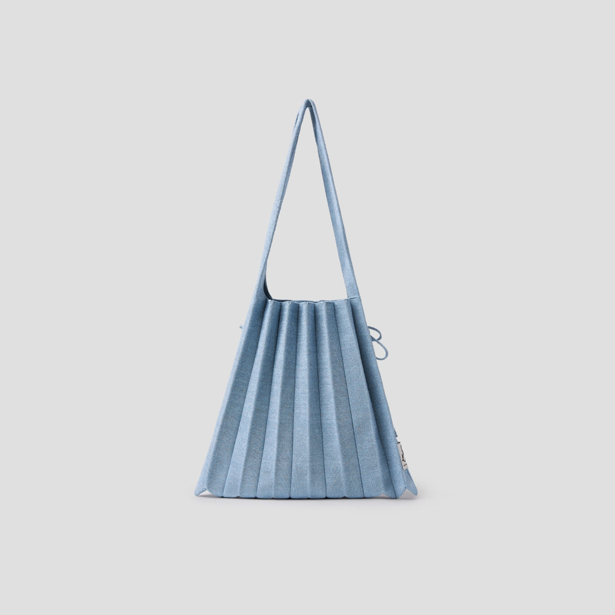 Lucky Pleats Knit M Starry Fog Blue