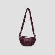 Daily Shirring Shoulder Bag Plum Berry