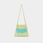 Lucky Pleats Knit Crossbody Aloha Cool Lime
