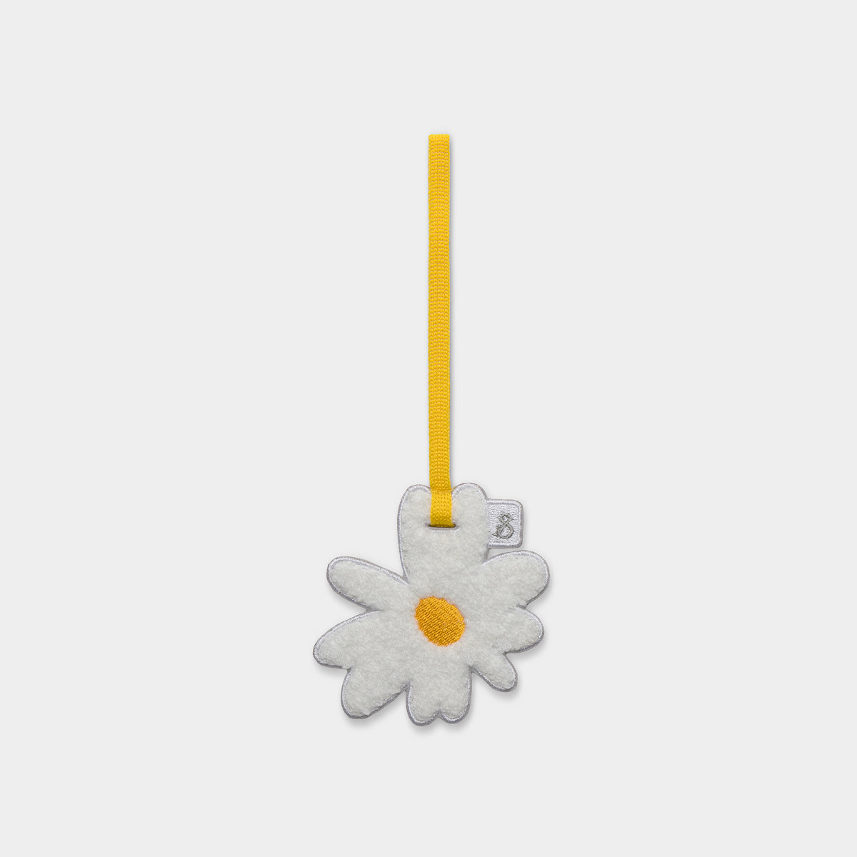 Daisy Strap Keyring White/Yellow