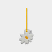 Daisy Strap Keyring White/Yellow