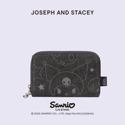 Denim Travel Cross Wallet Kuromi Washed Charcoal