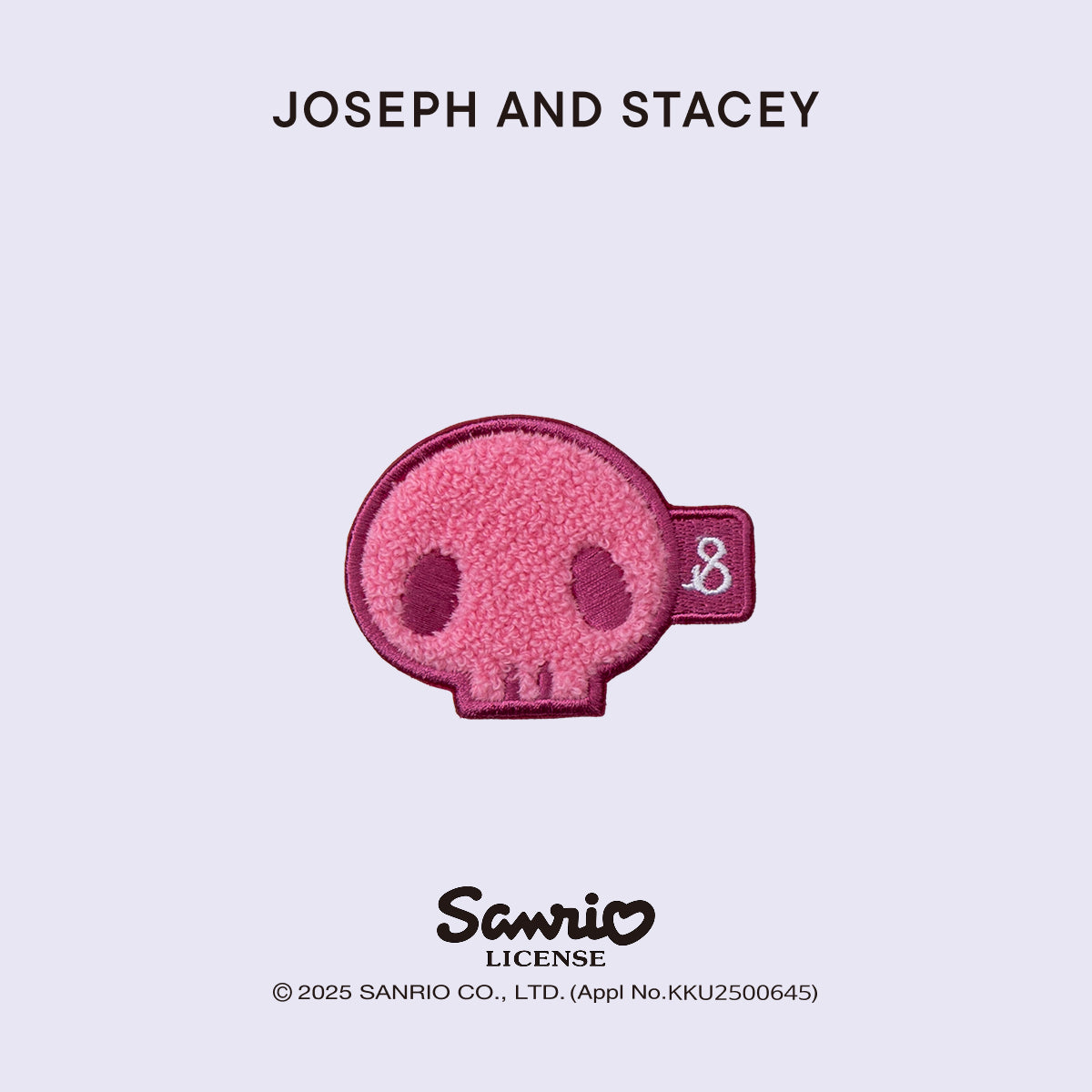 Lucky Kuromi Boucle Wappen Gentle Skull