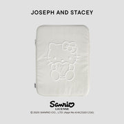 Sleek Tablet Pouch 13" Hello Kitty White