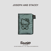Travel Wallet Hello Kitty Sleek Green