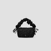 Daily Shirring Tote Bag_Crinkled Black