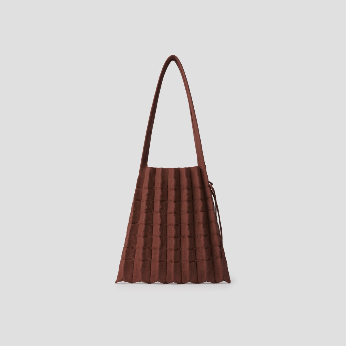 Lucky Pleats Knit M Fiori Peanut Brown