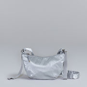 Daily Shirring Bag S Sleek Silver