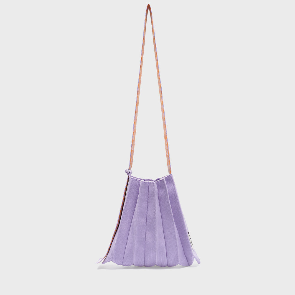 Lucky Pleats Knit Daisy Wing Lavender